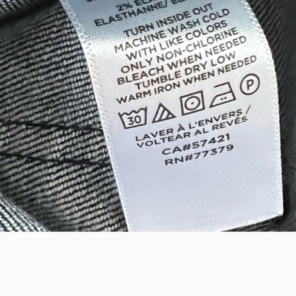 Ann Taylor Dark Blue Denim Jeans Sz 14 - Picture 4 of 4